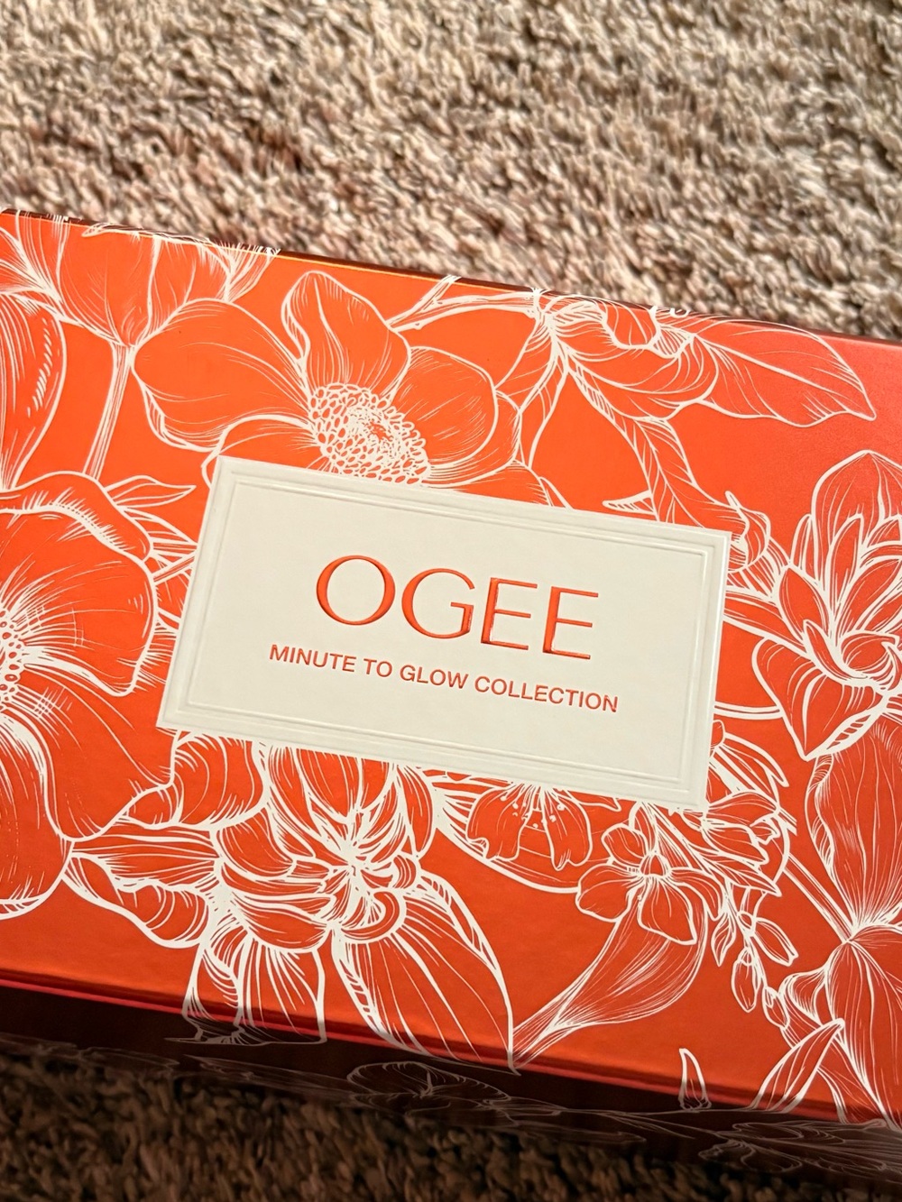 Minute to Glow Collection - Orange Skincare Box